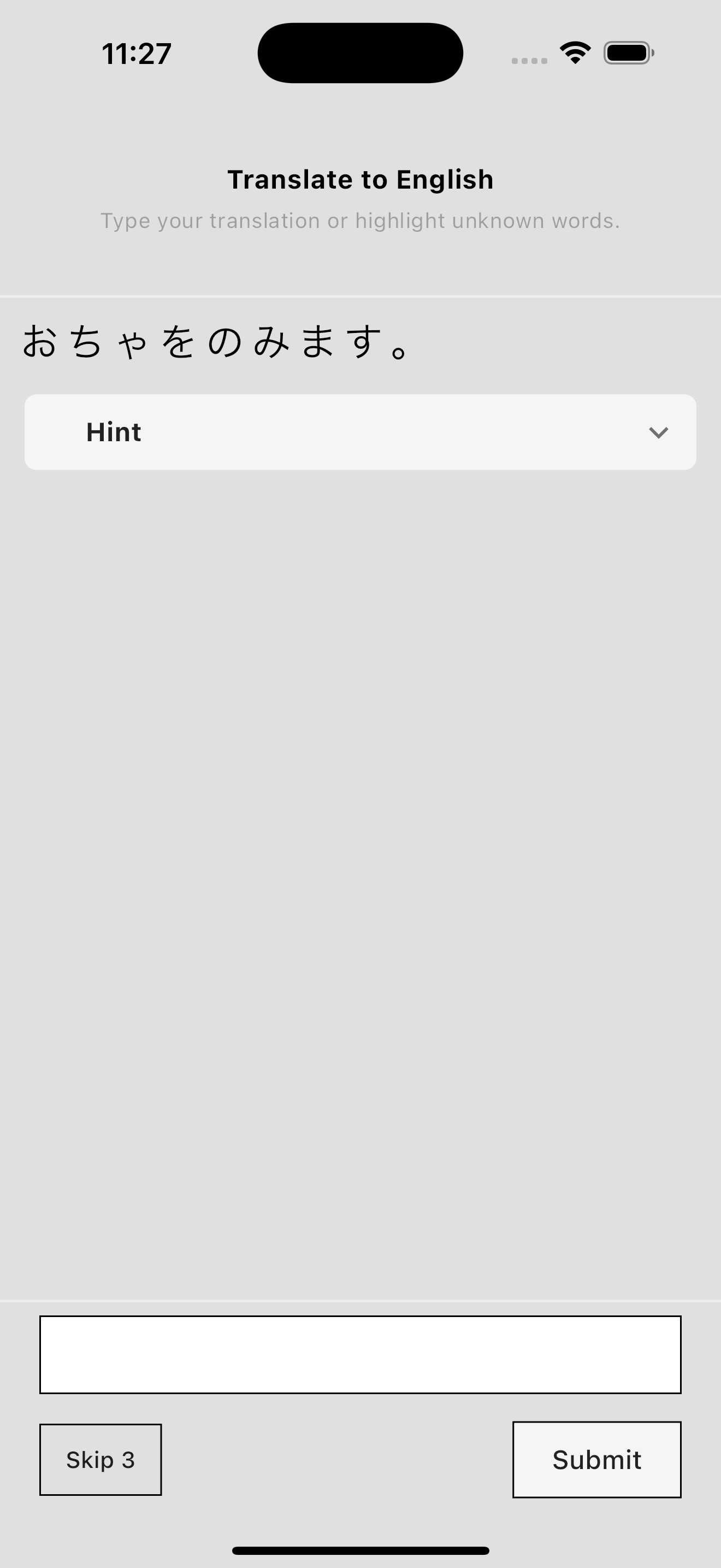 Easier example in light mode
