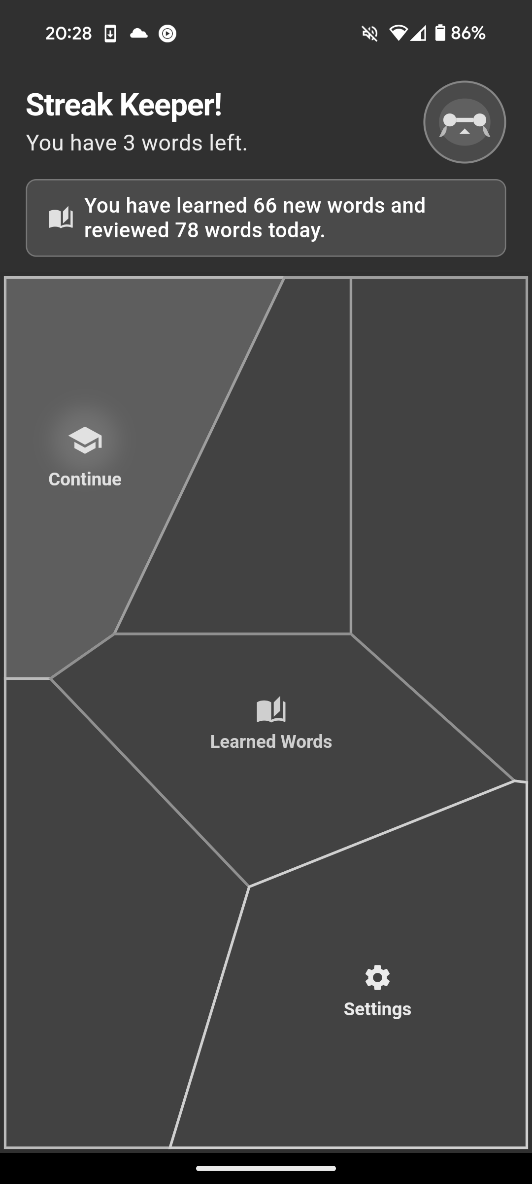 Shaded App Dark Mode