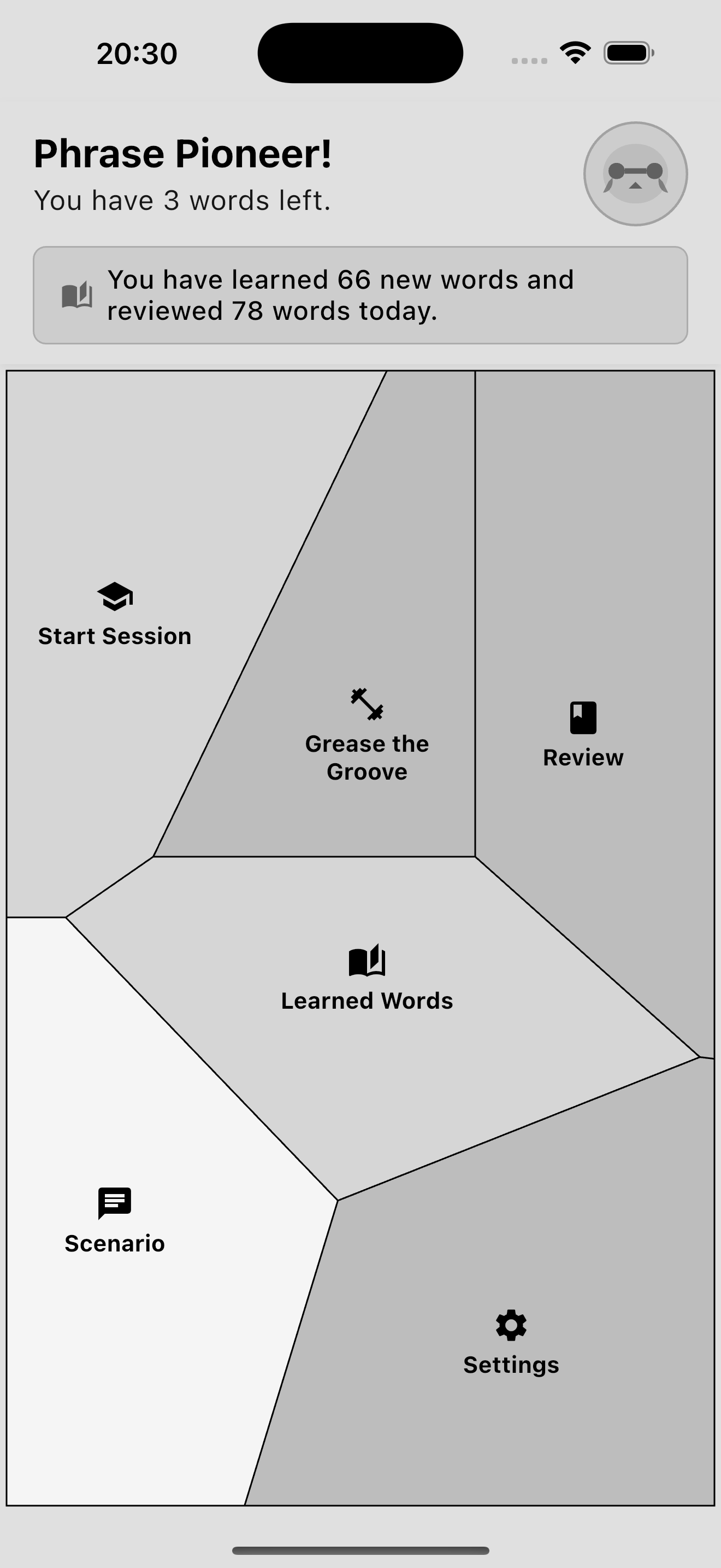 Shaded App Light Mode